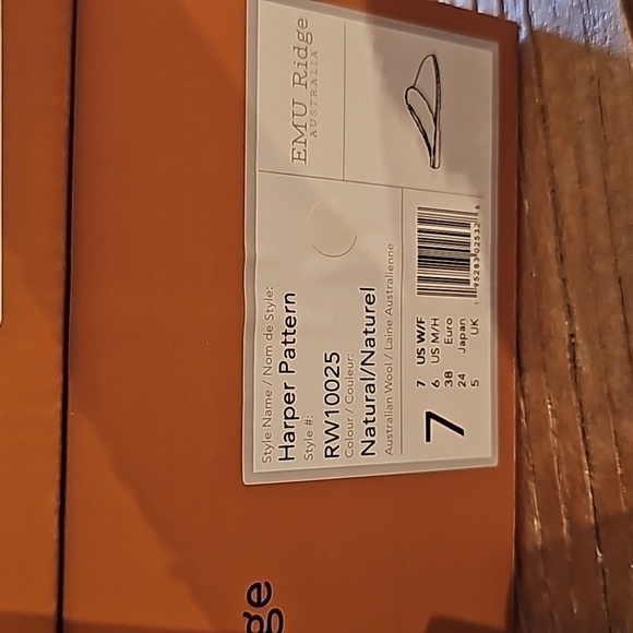 New in nox EMU RIDGE shearling slip in slippers! 7 - Picture 7 of 7